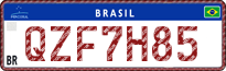 License plate of Brazil, Commercial vehicles (Mercosul)