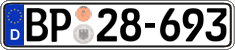 German license plate, Authorities and federal agencies