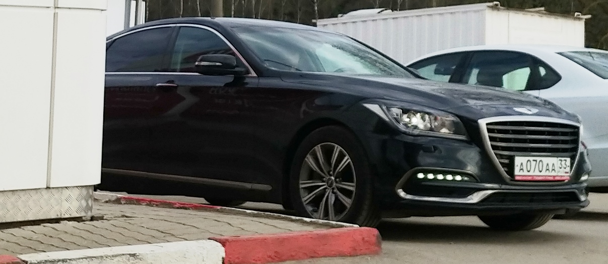 а 070 аа 33, Genesis G80 1st gen (DH), 2016–2020