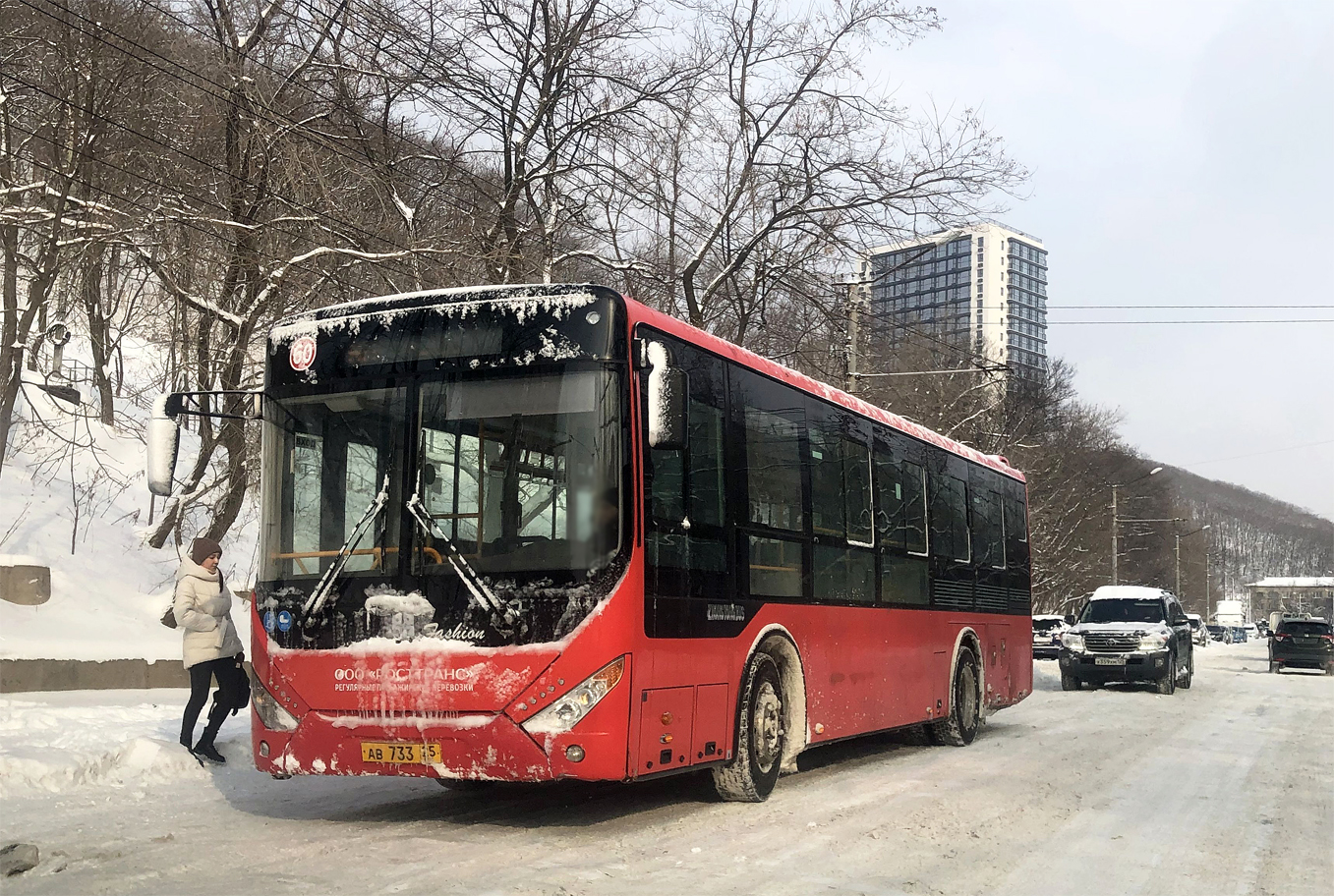 ав 733 25, ZhongTong LCK6105 