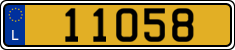 License plate of Luxembourg, Vanity Plates
