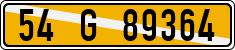 License plate of Turkey, Temporary