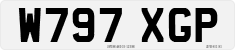 License plate of the United Kingdom, 1983 year system