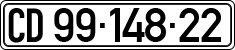 License plate of Israel, Diplomatic