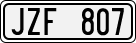 License plate of Sweden, Regular plates