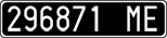 License plate of Italy, Cars (1927 year series)