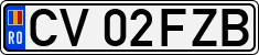 License plate of Romania, Regular plates