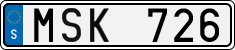License plate of Sweden, Regular plates