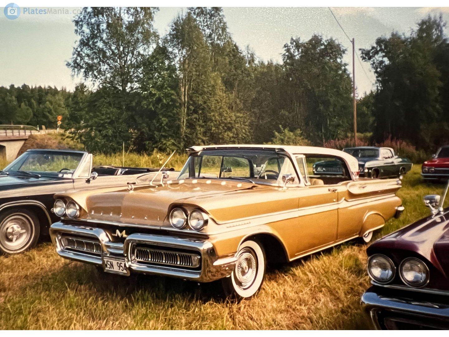 WSN 954, Mercury Montclair 2nd gen 1958 4-door Hardtop (57B), facelift, 1957–1958