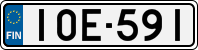 License plate of Finland, Cars