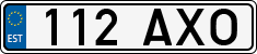 License plate of Estonia, Regular car plates