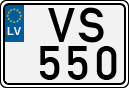 License plate of Latvia, Regular car plates