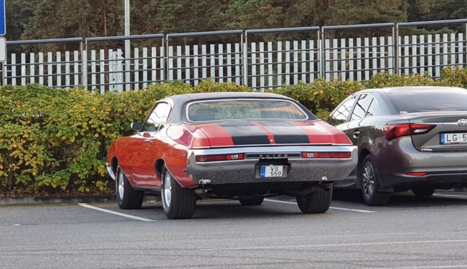 VS-550, Buick Skylark 3rd gen 1972 2-door Hardtop (43337/44437; A-body), 4th facelift, 1971–1972