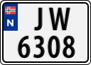 License plate of Norway, Trailers, motorcycles, special vehicles