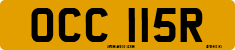 License plate of the United Kingdom, 1963 year system