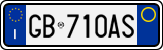 License plate of Italy, Cars (1994 year series)