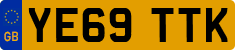 License plate of the United Kingdom, 2001 year system
