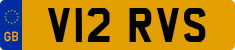License plate of the United Kingdom, 1983 year system