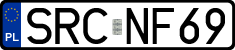 License plates of Poland, Regular car plates