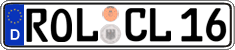 German license plate, Regular plates