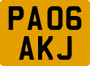 License plate of the United Kingdom, 2001 year system