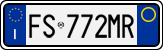 License plate of Italy, Cars (1994 year series)