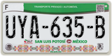 San Luis Potosí, Cars (AAA-000-A)
