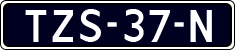 License plate of the Netherlands, Agricultural vehicles