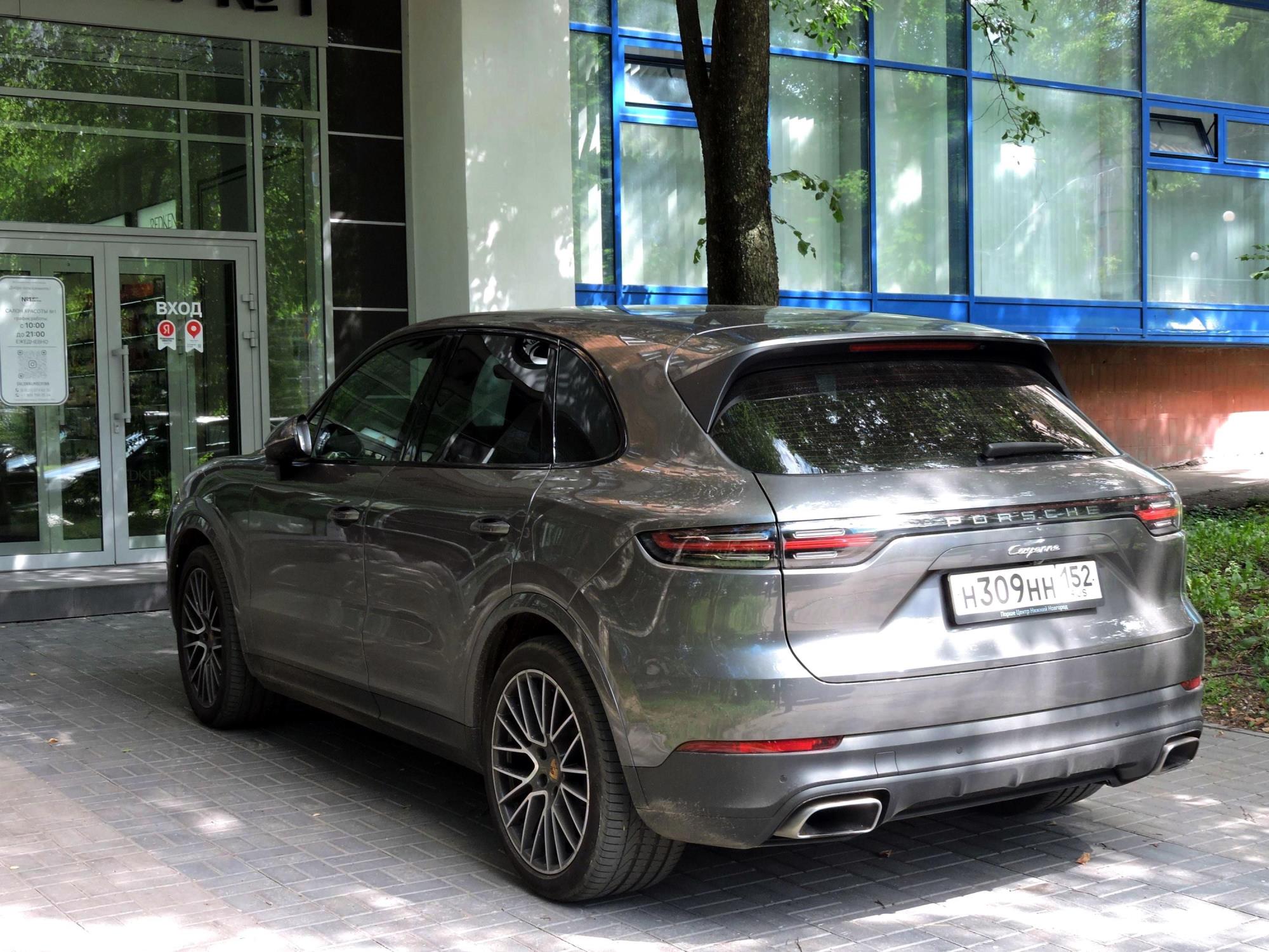 н 309 нн 152, Porsche Cayenne 3rd gen SUV (PO536; 9Y0), 2017–2023