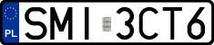 License plates of Poland, Regular car plates