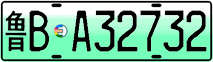 License plate of China, Electric vehicles