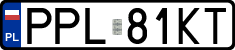 License plates of Poland, Regular car plates