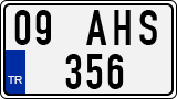 License plate of Turkey, Regular plates