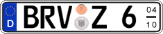 German license plate, Seasonal plates