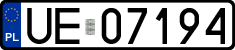 License plates of Poland, Military