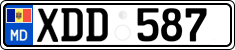 License plate of Moldova, Cars (2015)