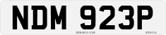 License plate of the United Kingdom, 1963 year system