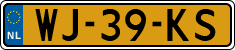 License plate of the Netherlands, Trailers