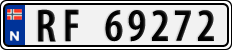 License plate of Norway, Cars