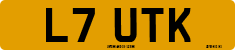 License plate of the United Kingdom, 1983 year system