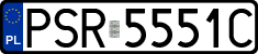 License plates of Poland, Regular car plates