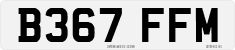 License plate of the United Kingdom, 1983 year system