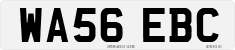 License plate of the United Kingdom, 2001 year system