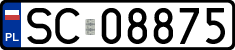 License plates of Poland, Regular car plates