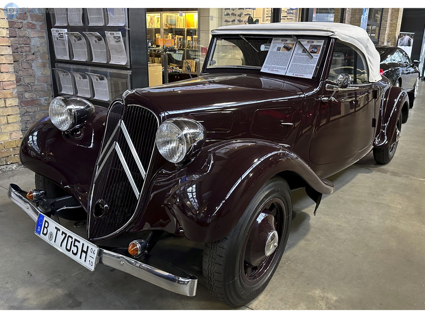 B T 705H (04/10), Citroёn Traction Avant Cabriolet, 1935–1957
