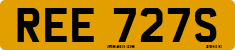 License plate of the United Kingdom, 1963 year system