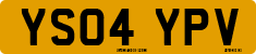 License plate of the United Kingdom, 2001 year system