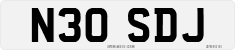 License plate of the United Kingdom, 1983 year system