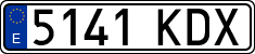 License plates of Spain, Ordinary (2000)