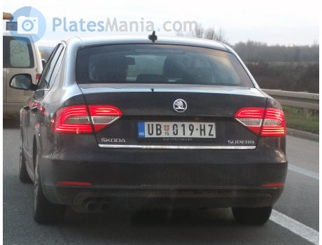 UB 019-HZ, Skoda Superb